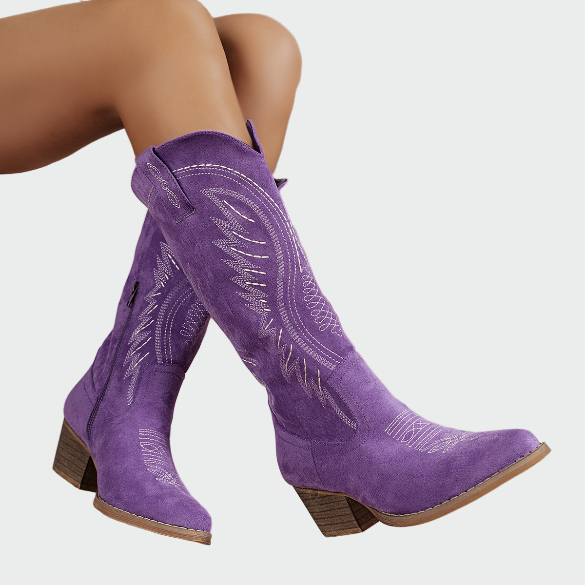 Marta - Stylish embroidered western boots