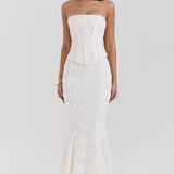 Eevie | Haljina s vezanim korzetom