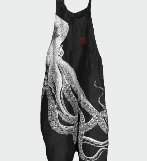 Ženska kombinezon s širokim nogavicama