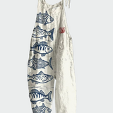 Retro cvjetna maksi kombinezon