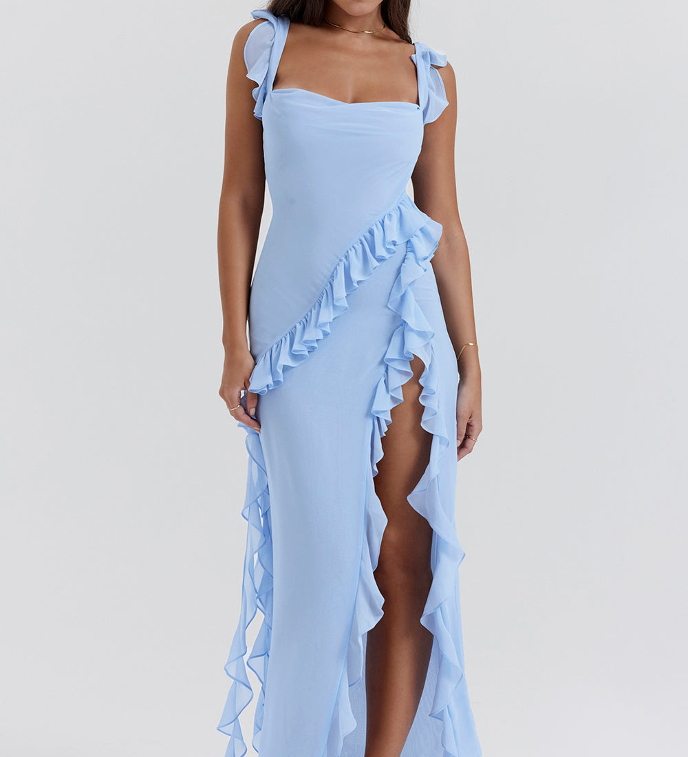 Meissa | Haljina s Asimetričnim Volanom